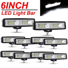 5 Pair 6 480w Led Work Light Bar Flood Spot Drl Fog Lamp Offroad Driving Truck