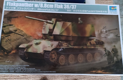 1:35 Trumpeter Flakpanther w/8.8cm  Flak36/37