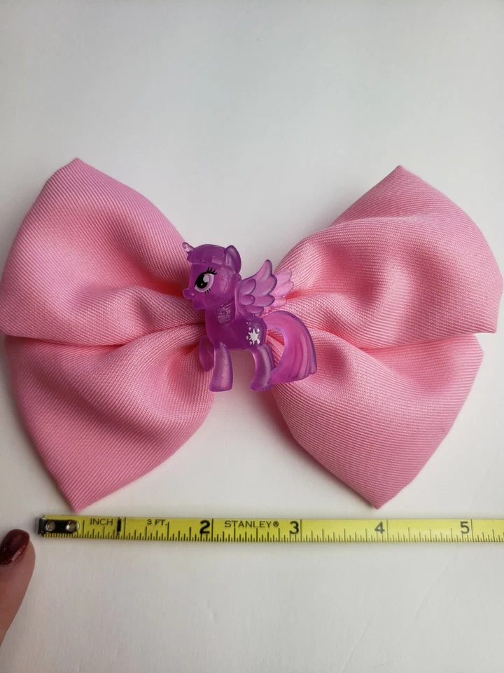 My Little Pony moño de pelo crepúsculo brillante muñeca rosa púrpura niños moda Kawaii Foto 4 de 4