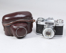 CONTAFLEX S-MATIC 35MM SLR WITH ZEISS TESSAR 50MM F/2.8 LENS METER IN-OP