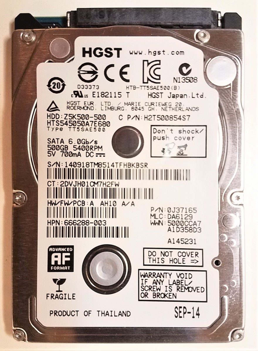 NEW - Original HP Pavilion 15-F008CL 500GB Hard Drive 683802-001