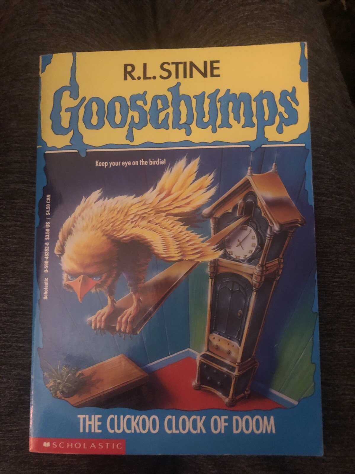 THE CUCKOO CLOCK of DOOM Book R.L. Stine Goosebumps #28 First Edition, 1995