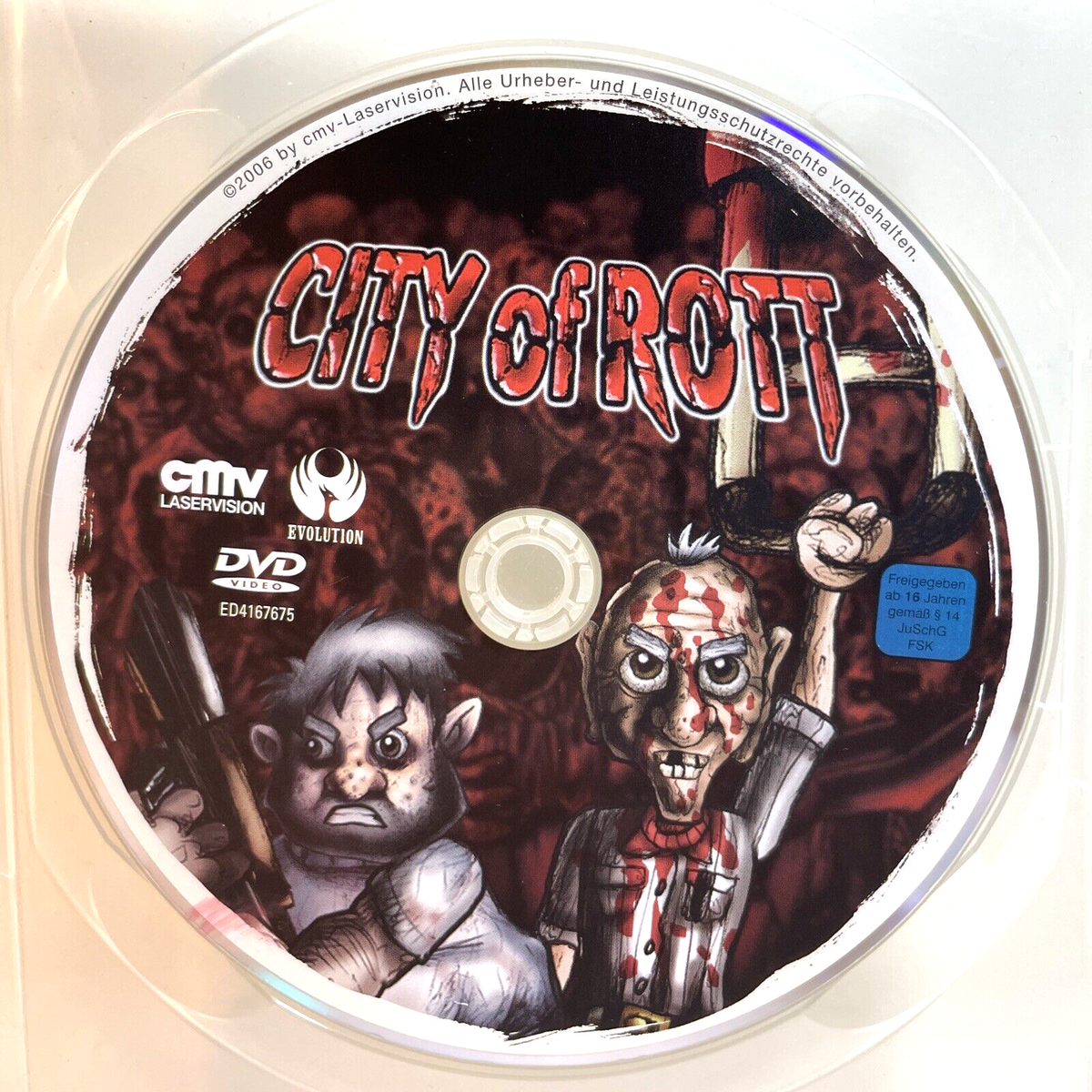 CITY OF ROTT (2006) DVD Animation Action Adventure - PAL Region 2