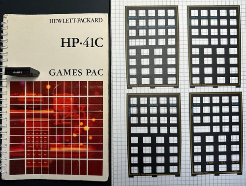 HP GAMES PAC for HP-41C, HP- 41C, HP-41CV, HP-41CX - WORKS PERFECTLY | eBay