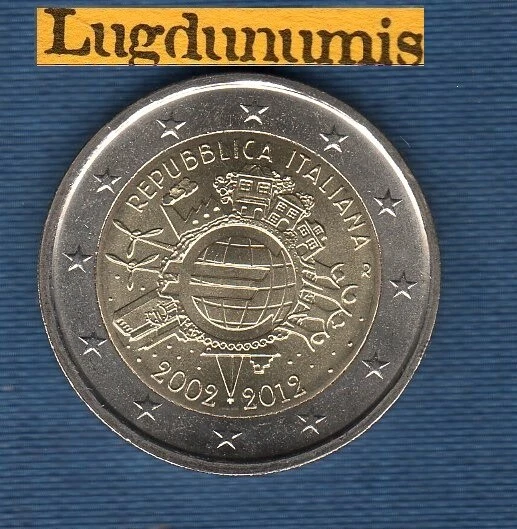 2 euro Commémo Italie 2012 10 Ans de L'Euro Italia - Photo 1/1