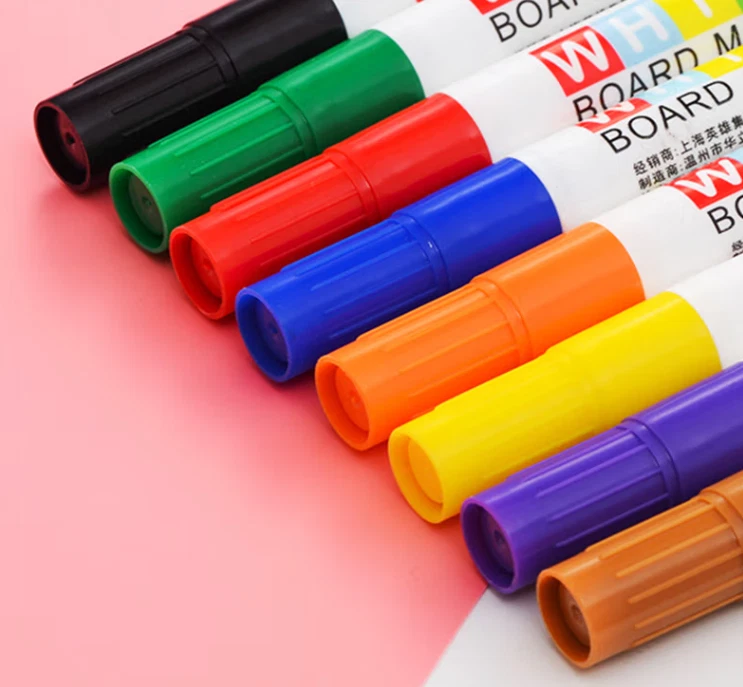 Longlasting Whiteboard Marker Erasable Low Odor Black Blue Red ink School Office - image 2 of 4