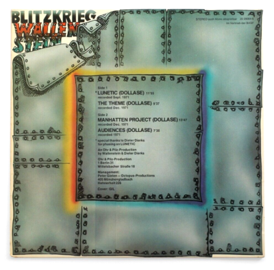 WALLENSTEIN Blitzkrieg electronic krautrock germany 1972 Pilz 20