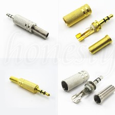 Stereo 3.5mm Headphone/Earphone Replacement Audio Jack Plug Solder Connector