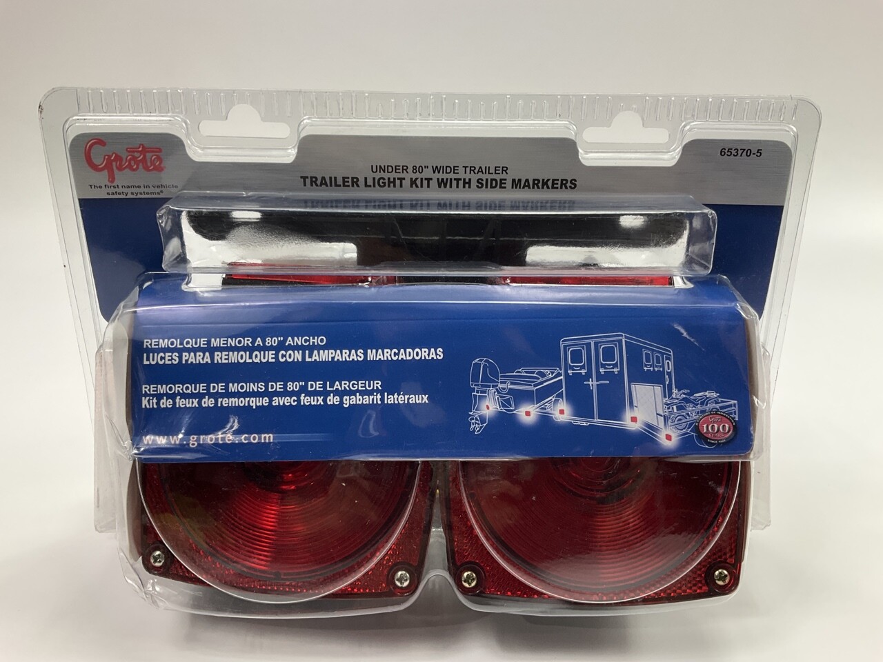 Grote 65370-5 Trailer Lighting Lights Kit, With Side Markers