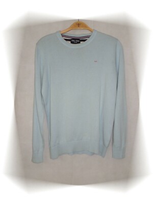 Pull Eden Park Team - Bleu Clair - Taille XS - 100% Coton - Occasion Très Bon état