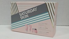 SATURDAY SKIN 3 Piece Travel Set Cleanser, Eye Cream, Moisturizer Sealed NEW