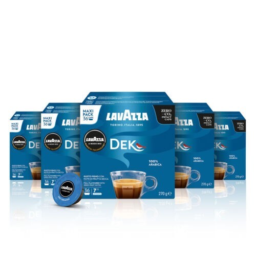 Lavazza A Modo Mio Idola Greige Macchina Caffè + 180 Caps Dek Incluse - Foto 3 di 6