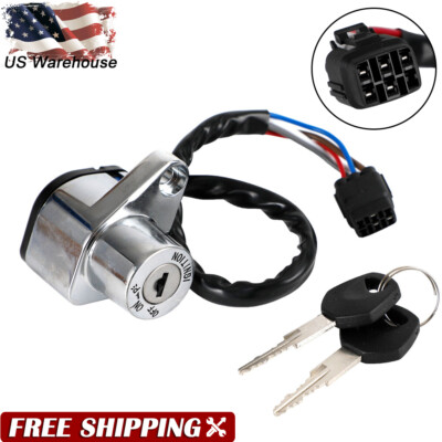 Ignition Switch w/ Key for Kawasaki Vulcan 1500 VN1500 Drifter Classic Tourer Fi