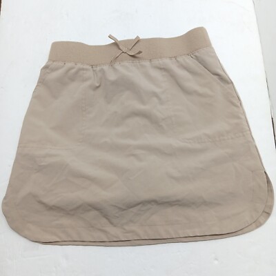 Izod Girls School Tan Scooter Skort Pull On Skirt Size