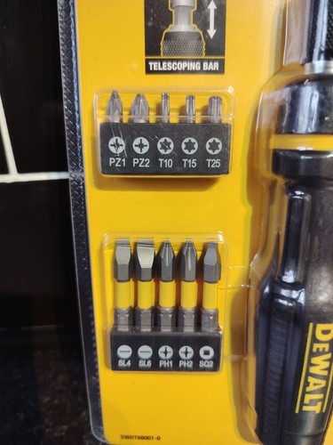 Dewalt Maxfit Telescoping Screwdriver Multi Bit 10 Piece. Brand New. - Picture 3 of 7
