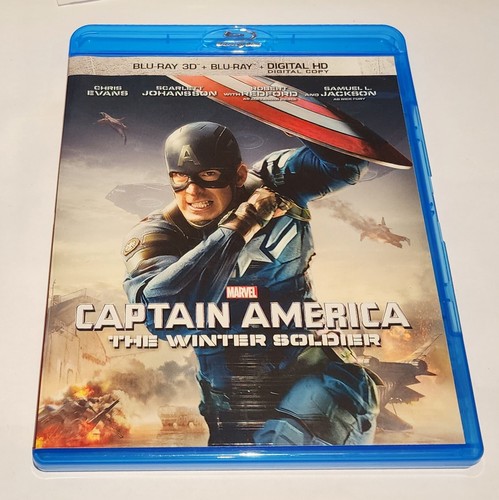 Captain America The Winter Soldier Blu-ray 3D + Blu-ray + Digital HD