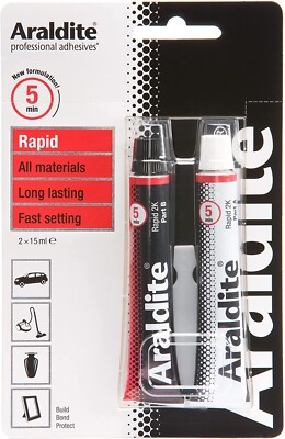 Araldite Schnellkleber 2-teilig Epoxidkleber extra stark schnell strapazierfähig NEUWARE
