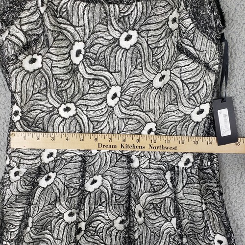 Vera Wang Embroidered Lace Fit & Flare Dress Sleeveless Size 6 $388 NWT - Picture 10 of 11
