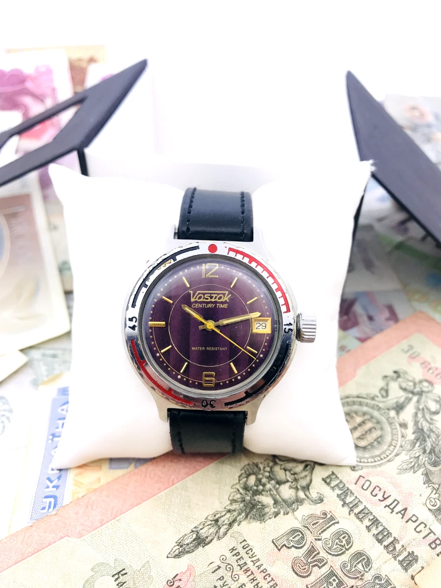 Cherry Rare Amphibian Vostok Classic Wostok Watch Automatic