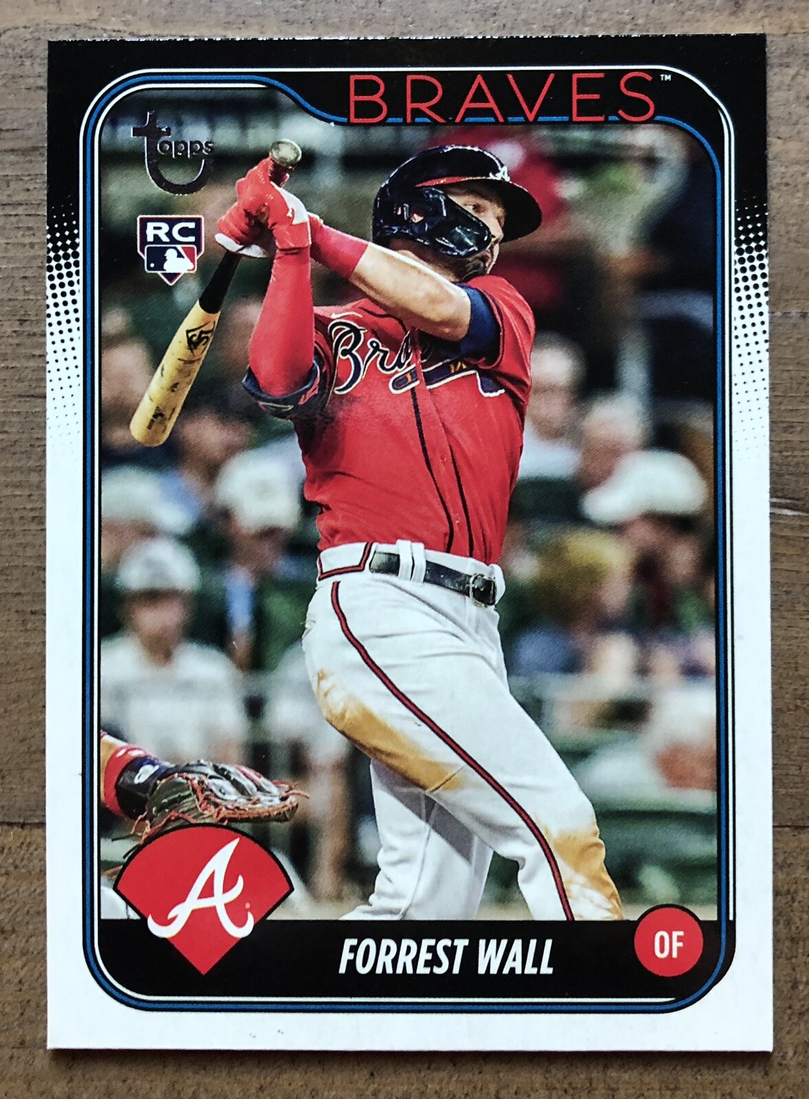 2024 Topps Series 2 #391 Forrest Wall RC Vintage Stock Parallel Card #/99 Braves