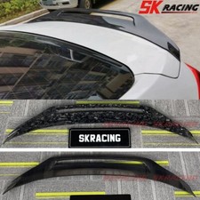 Forged Carbon Fibergloss Black Rear Trunk Spoiler Wing For Honda Accord 18-22 Forged Carbon Fibergloss Black Rear Trunk Spoiler Wing For Honda Accord 18-22