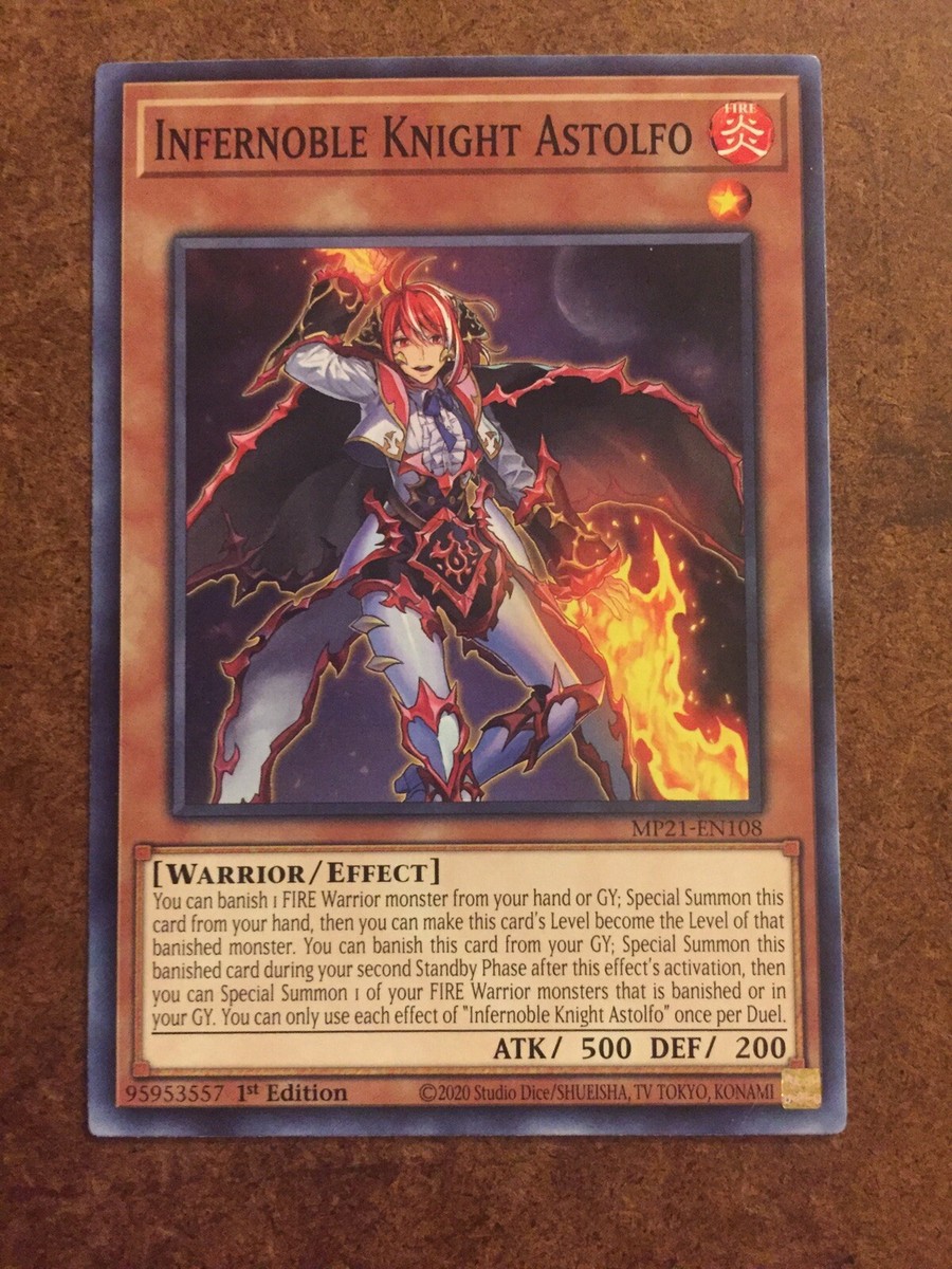 Infernoble Knight Astolfo Comun Yugioh | Meses Sin Interés