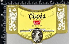 Coors Banquet Beer Label - COLORADO