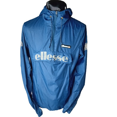 ELLESSE HOODED JACKET MENS SIZE SMALL - SPORTS WINDBREAKER