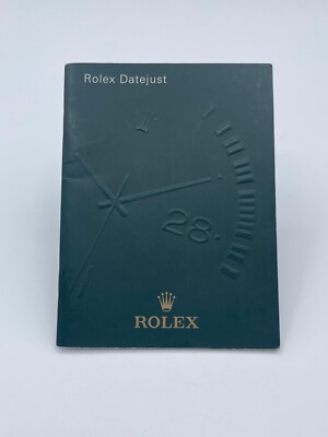 Rolex Datejust Watch Booklet English (2001 - 2011)