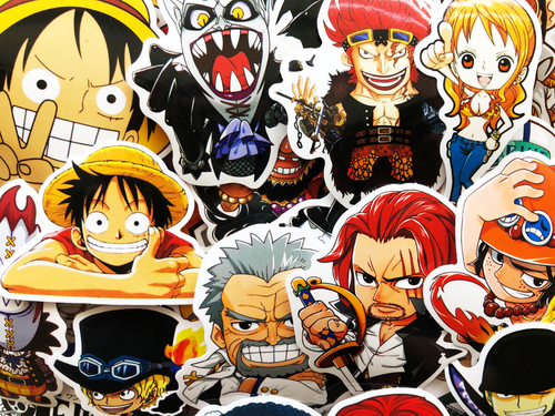 60 One Piece Anime Luffy Nami Zoro Tony Fanart Laptop Skateboard Stickers Decals Ebay