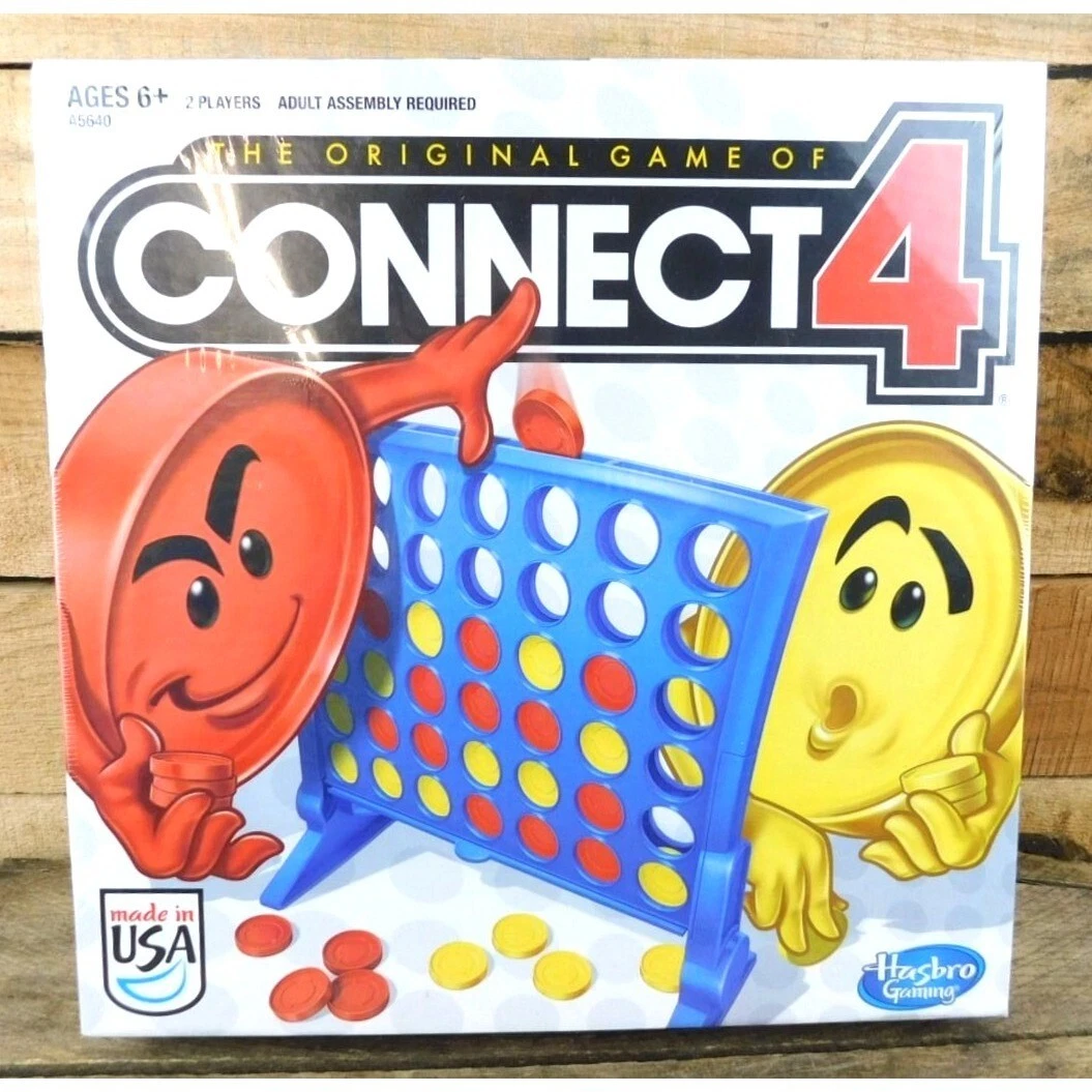 CONNECT 4 The Original Game Hasbro Games Age 6+, 2 Players, Year 2013