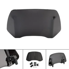 Universal Adjustable Windshield Clip On Wind Screen Deflector Extension Spoiler&