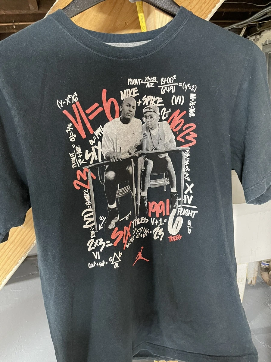 Nike Air Jordan VI 6 Infrared 1991 Spike Math T Shirt sz S eBay