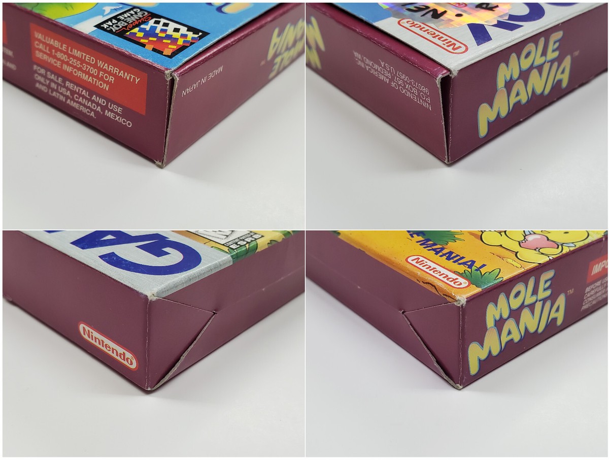 Notice De Jeu (manuel) Mole Mania Pour Nintendo Game Boy - En Très Bon état