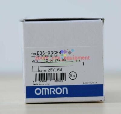 New One Omron E3S-X3CE4 Photoelectric Switch E3SX3CE4 12-24VDC