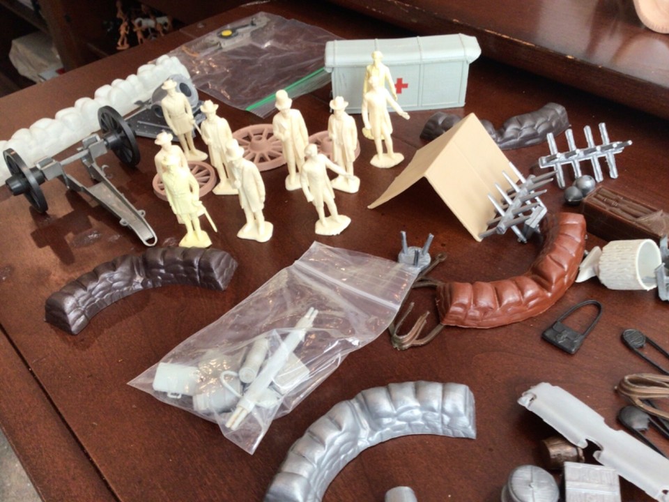 Vintage Marx Battle of the Blue and Gray Civil War Playset eBay