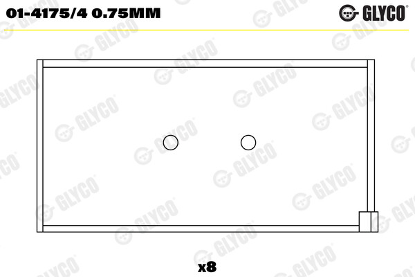Glyco Pleuellager FüR Pininfarina Spidereuropa DS 2000 Fiat 124 Spider 124_-image