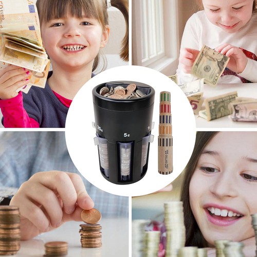 USD Coin Sorter Auto Coin Counter Wrapper And Roller 5 Coin Tubes $42.5 Face Va - Picture 6 of 6