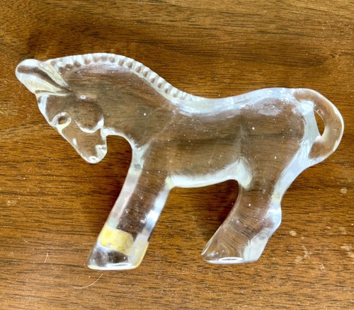 Kosta Boda Zoo 1975 Diligent Donkey Figurine Bertil Vallien MCM Art Glass Rare - Picture 7 of 10