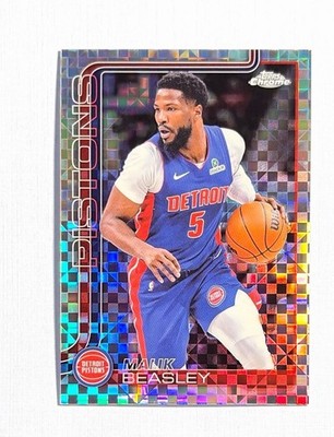 Malik Beasley ~ 2025-26 Topps Chrome ~ X-Fractor #36