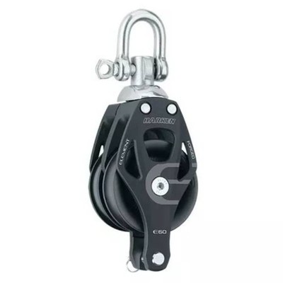 Harken 6270 Boat Sailboat Marine 60mm Aluminum Element Double Block with Swivel