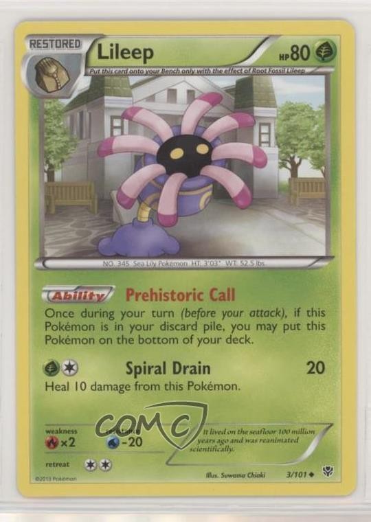 Lileep Pokémon Black & White Plasma Blast #3