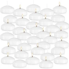 36 Floating Candles, Smoke-and odorless, Burning continuously for 8-10 Hours,...