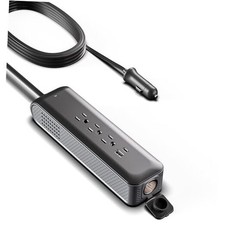 Car Power Inverter DC 12V to 110V AC, 18W USB-C USB-A Fast Charging, 3 150W