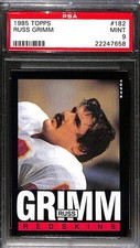 1985 TOPPS #182 RUSS GRIMM PSA 9 Mint 22247658 