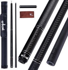 Carbon Fiber Pool Cue W/ Stick Low Deflection Shaft 58 Inch Billiard Cue Stick