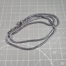 Vintage 36" Metal Chain Camera Neck Strap w/ Clips Metal Rings For SLR / DSLR