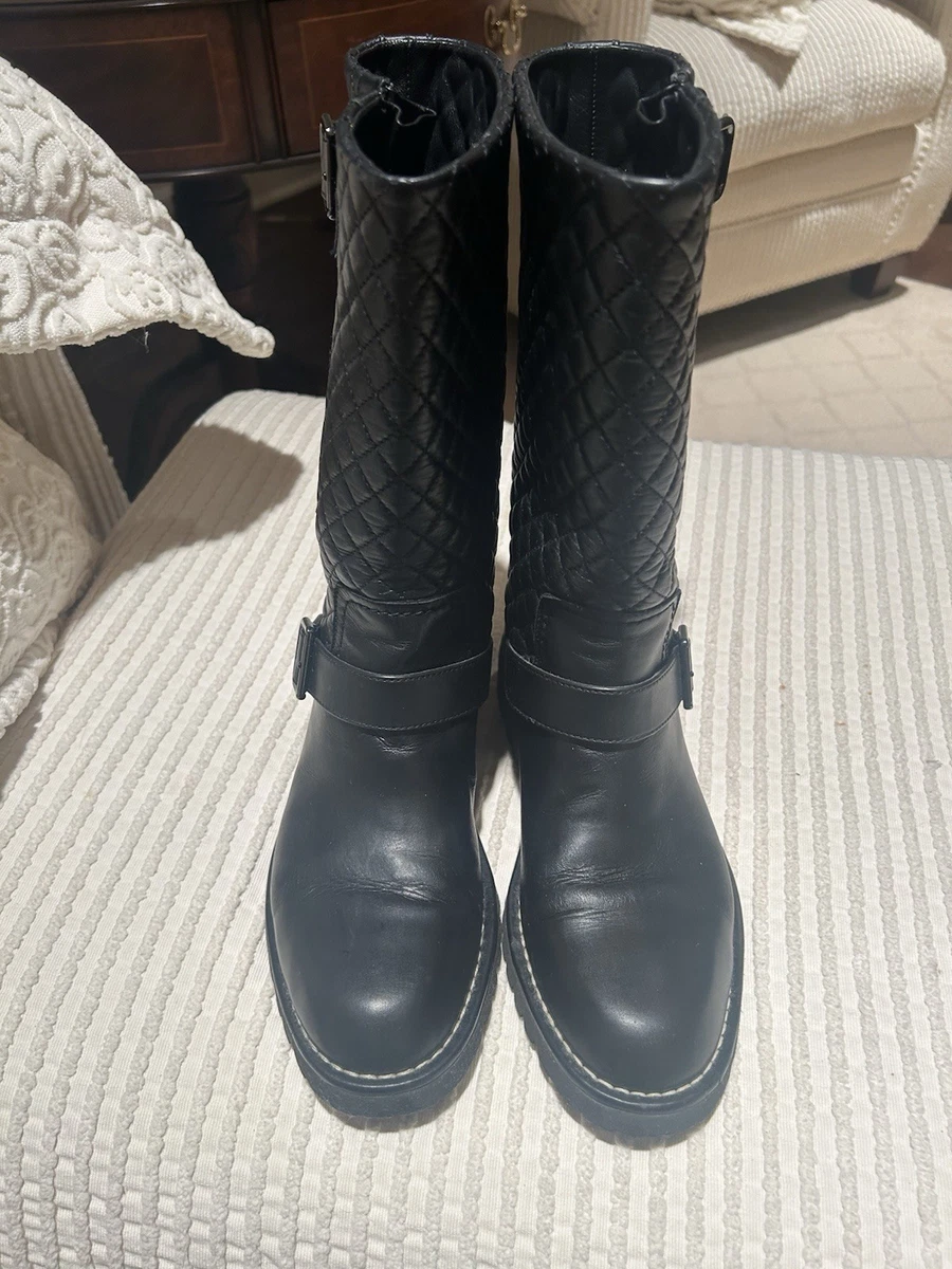 CHANEL Leather Boots for Women for sale - eBay