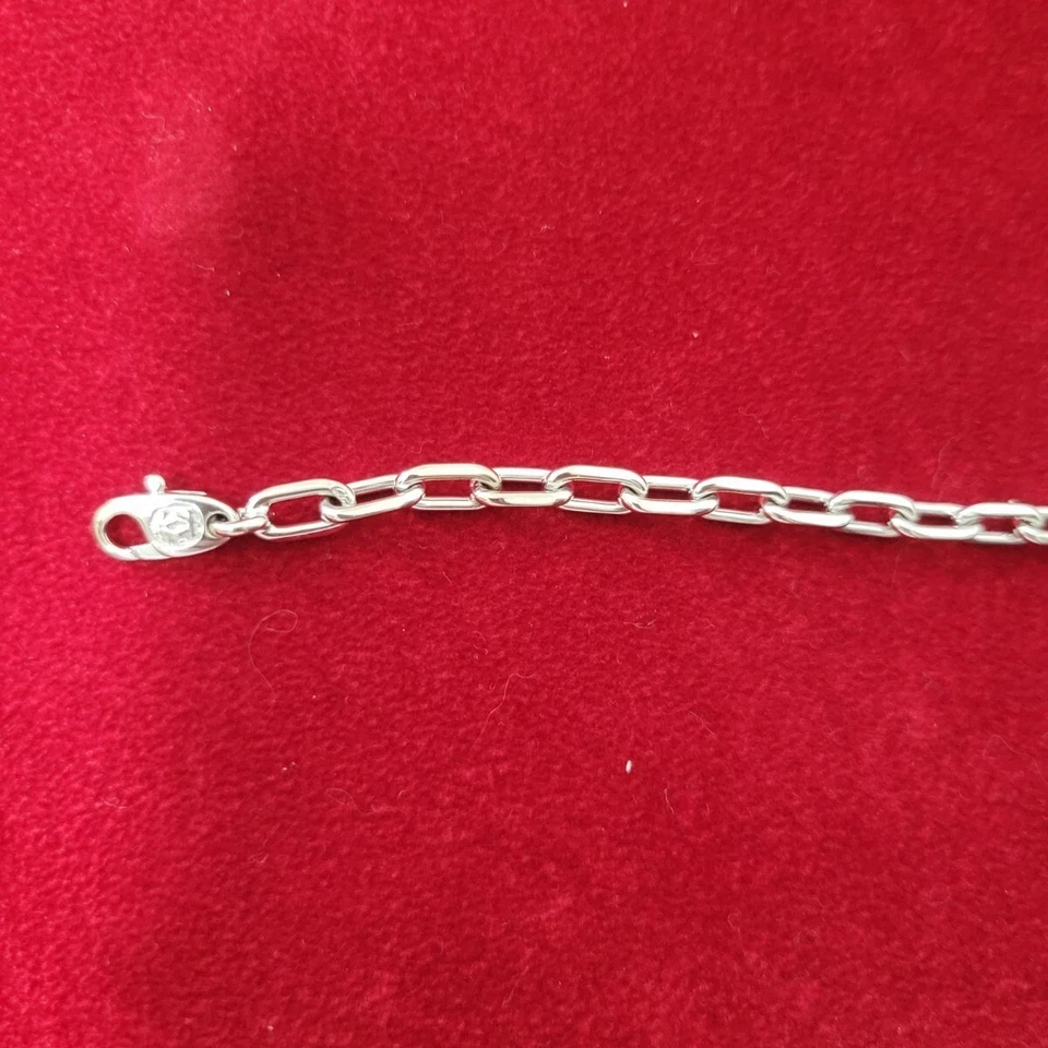 Pulsera Cartier Espartaco Oro Blanco 750 Grabada Foto 3 de 4