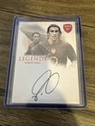 Futera Arsenal Unique 2024-25 Robert Pires Legends On Card Auto /2